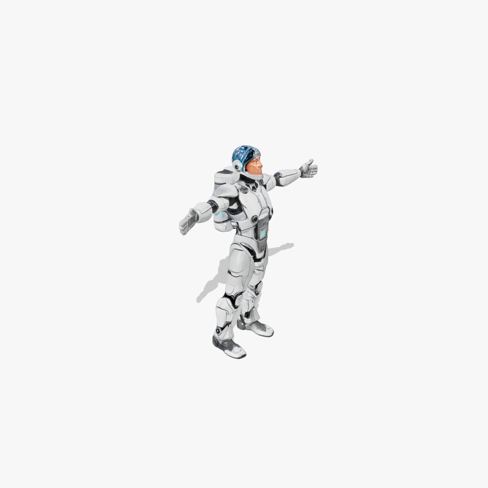 Silver Cybersuit model pack